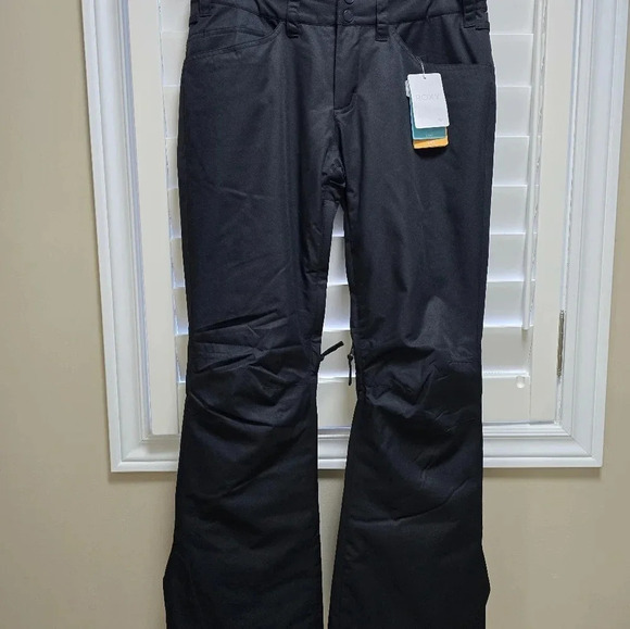Roxy Snowpants Tailored  Fit Black size M - Picture 2 of 12